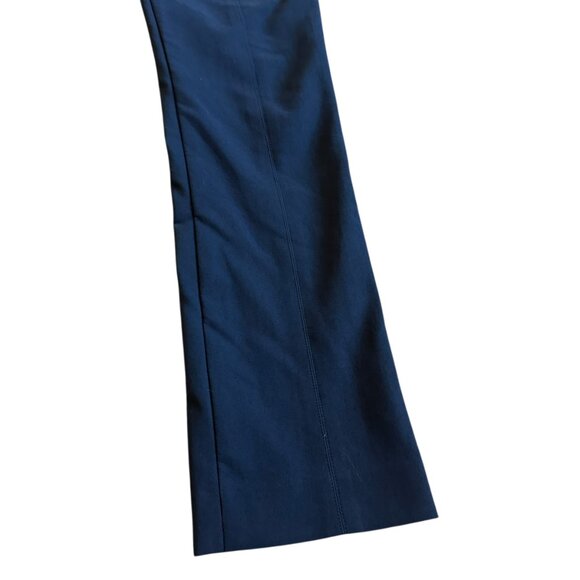 MM Lafleur Navy Trouser Pants Skinny Ankle Length Stretch Office Size 4 Women's - Picture 7 of 13